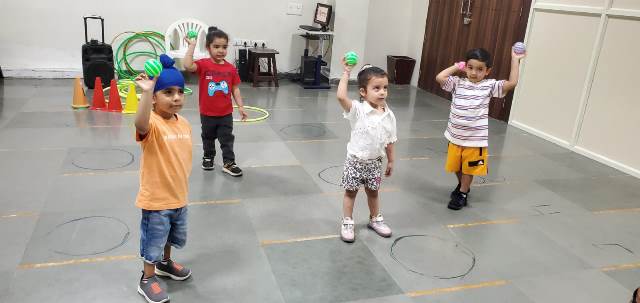 Passing the Ball through Hoola Hoop