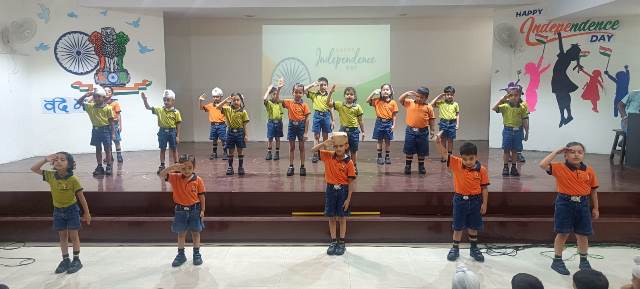 Junior Special Assembly on Independence Day